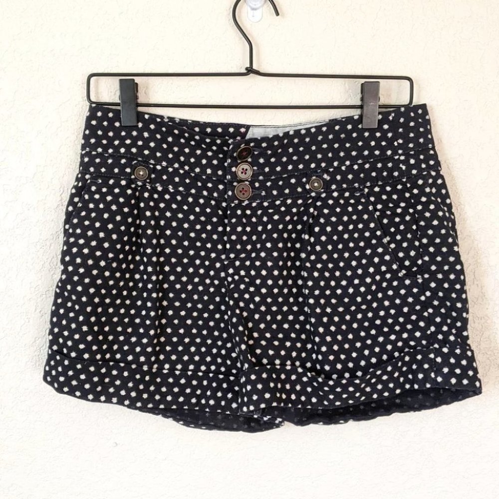 Anthropologie DAUGHTERS OF THE LIBERATION Linen Patterned Shorts 2